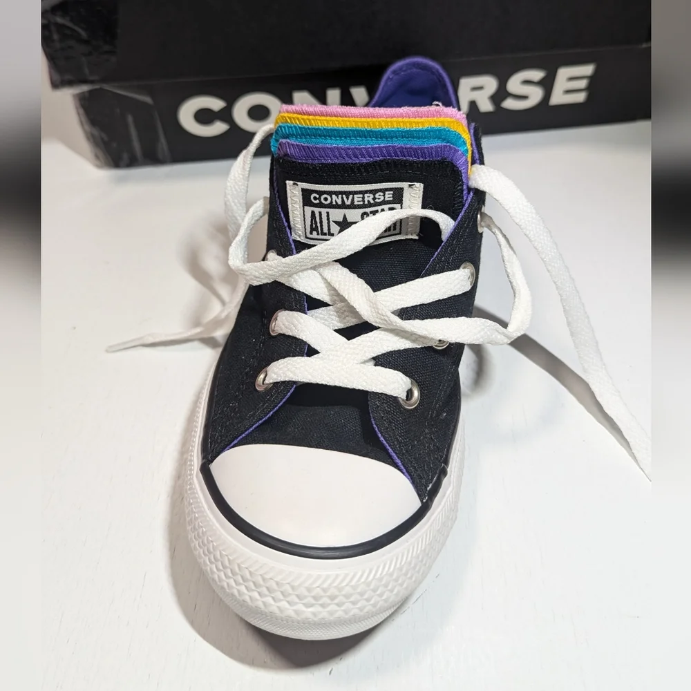 Converse Chuck Taylor All Star Multi-Tongue Low Sneaker Size 3.0